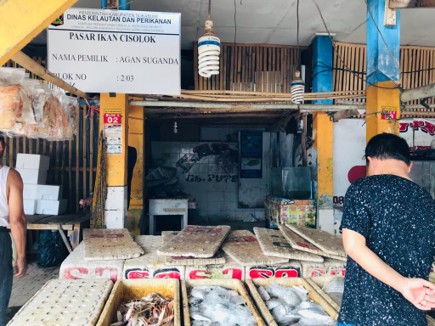 Pasar Ikan Cisolok - Tampilan Luar
